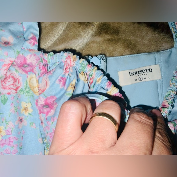 House of CB Blue Floral Maxi Dress - Picture 2 of 7